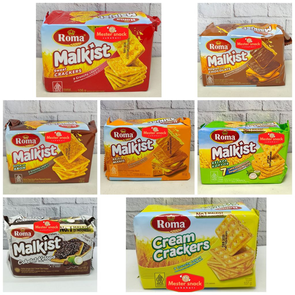 Roma Malkist 90 Gram | Biskuit Roma | Malkist Kotak