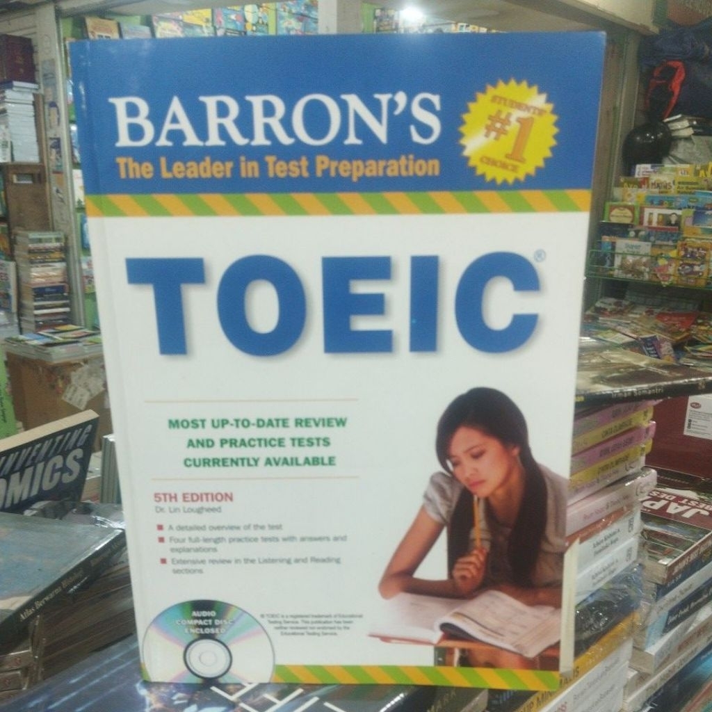 "Original" TOEIC BARRON'S 5Th Edition By Dr. Lin Lougheed