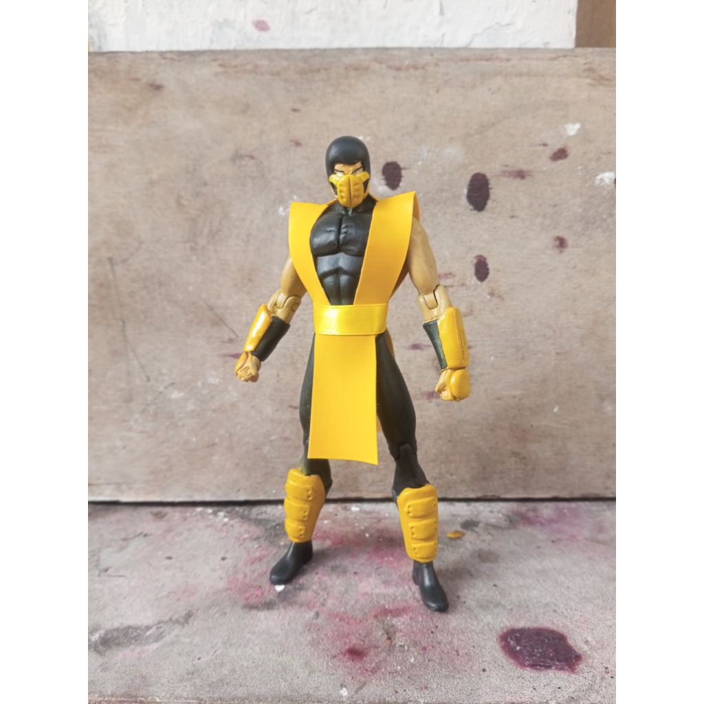 action figure mortal kombat scorpion classic series custom # mk game fighting street fighter Tekken 