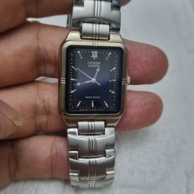jam tangan arloji merk CITIZEN asli ori JAPAN model kotak vintage limted