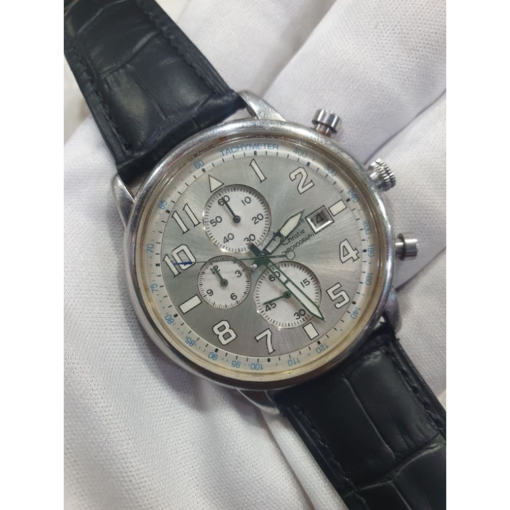 Jam Alexandre Christie 6286MC Original Pria Preloved