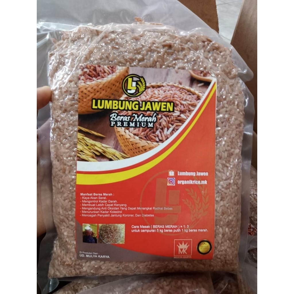 Beras Merah Organik 1kg