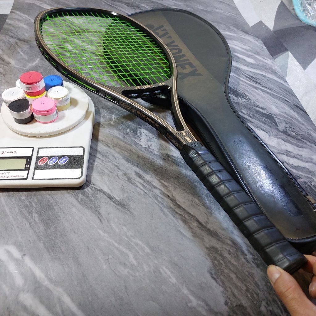 RAKET TENIS ORIGINAL YONEX REXKING R-30 360 G BEKAS SIAP PAKAI