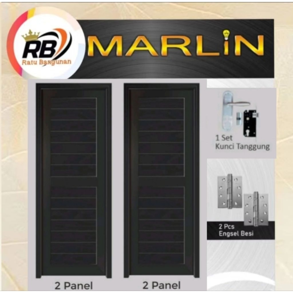 Pintu UPVC Marlin 70x200 cm/80x200 cm