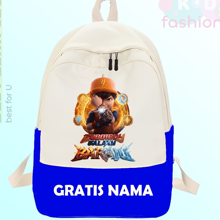 TAs Anak Sekolah SD TK Unisex BoBoiBoy Baraju Bahan Tahan Air