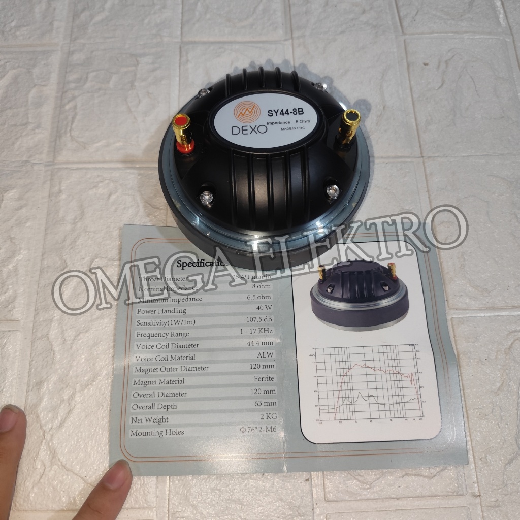 Driver Tweeter DEXO SY 44-8B original SY 44 8B