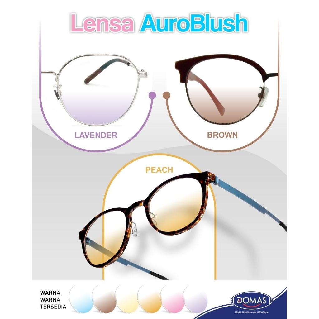LENSA KACAMATA SV AUROBLUSH SATIN GREEN COATING DOMAS