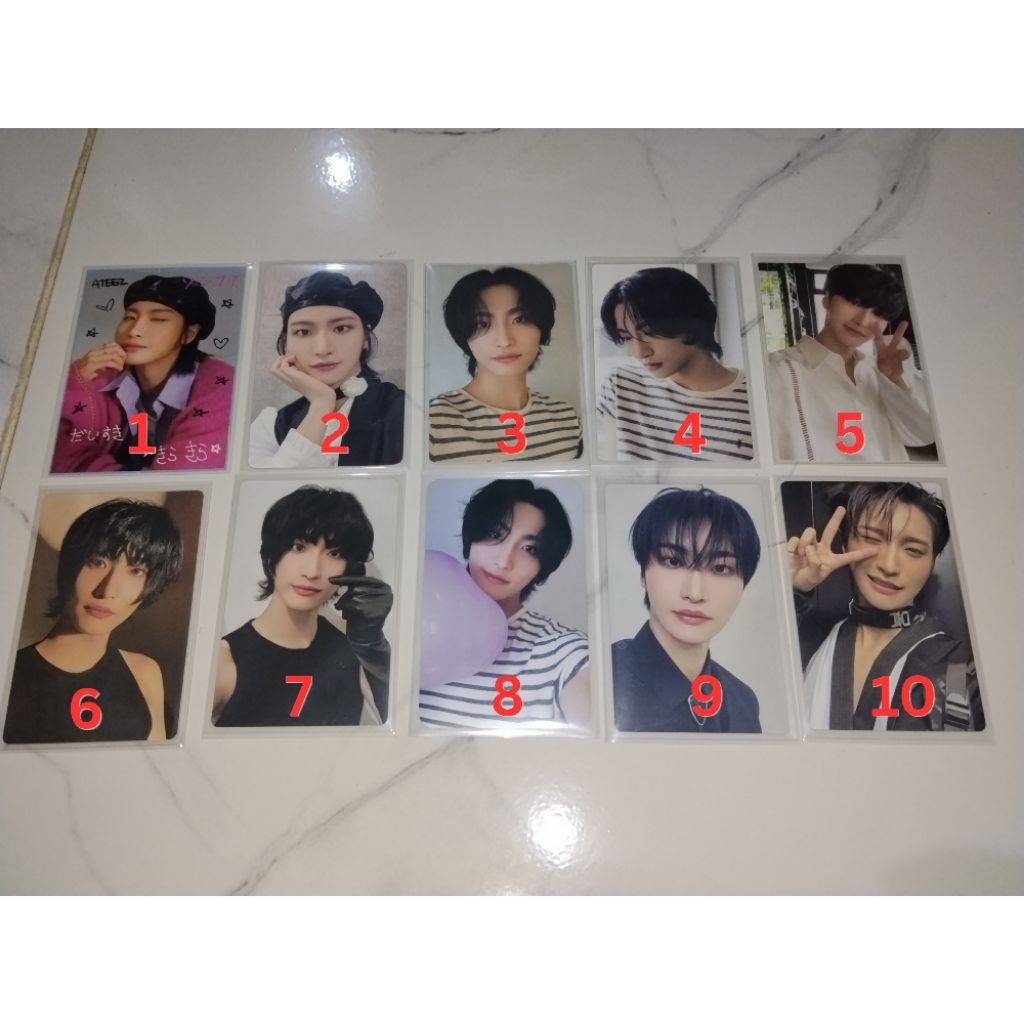 ATEEZ PHOTOCARD BENEFIT ANITEEZ IN TREASURE