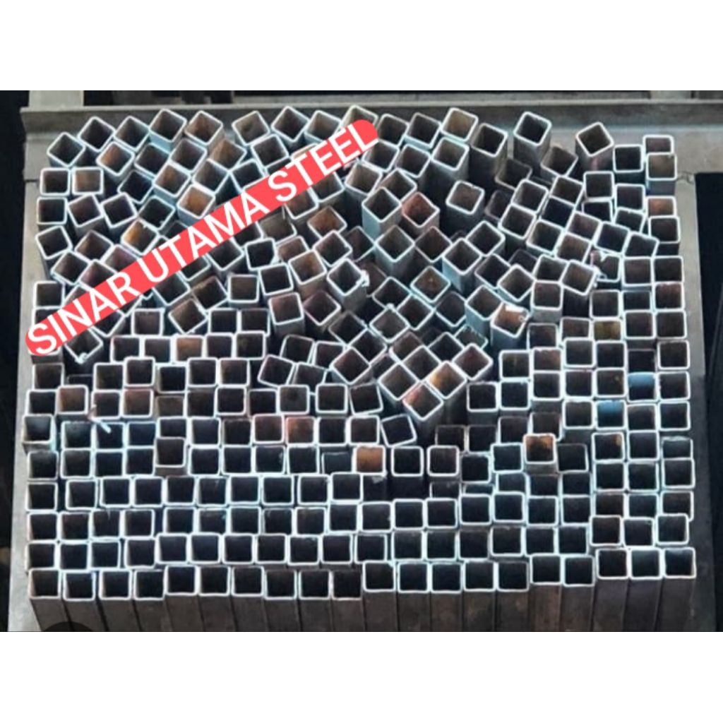 Besi Hollow Hitam 30 x 30 x 1,0mm / Besi Hollo Hitam 3 x 3  x 1,3mm / Besi Hollow Hitam 30 x 30 x 1,