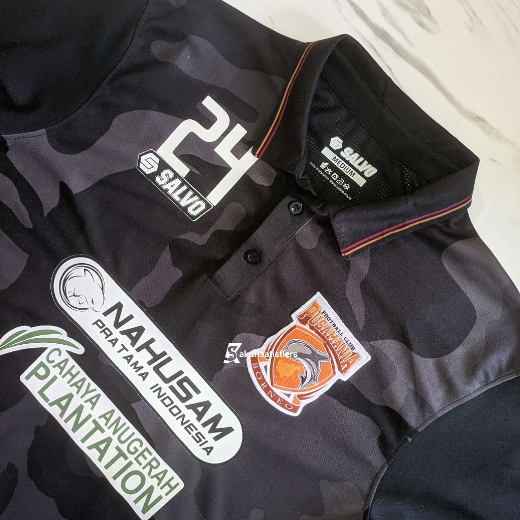 [USED] Jersey Pusamania Borneo FC Away 2016 Original Player Issue