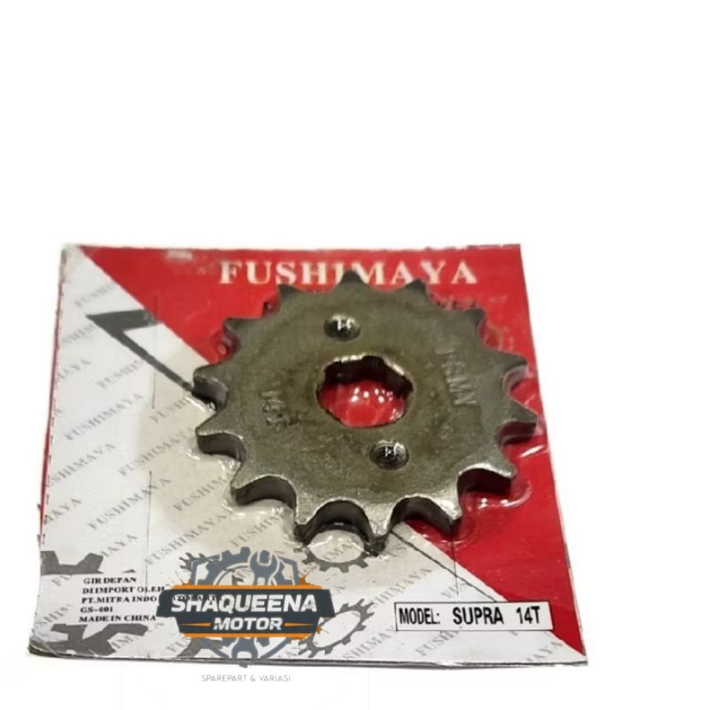 Gear Gir Depan 14T Honda Supra Grand Astrea Prima Legenda Win 428 14T Ukuran 14 14 T TEBAL GOOD QUAL