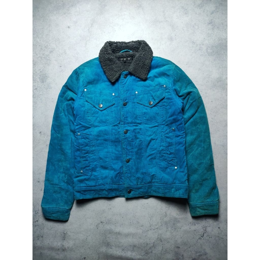 Place Plan Blue Marine Corduroy Jacket
