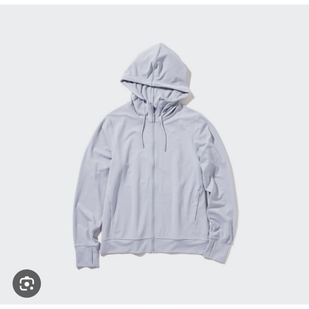 jaket running UNIQLO airism abu