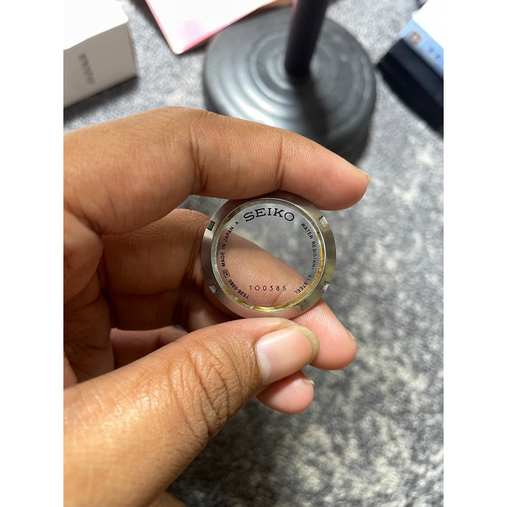 back case tutup mesin seiko 5 transparan original