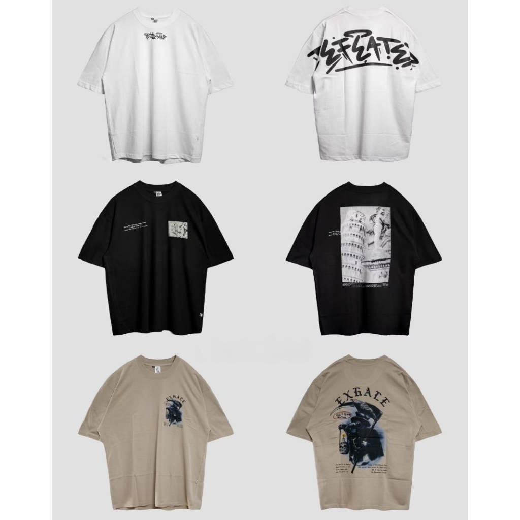 Exhale T Shirt Kaos Oversized