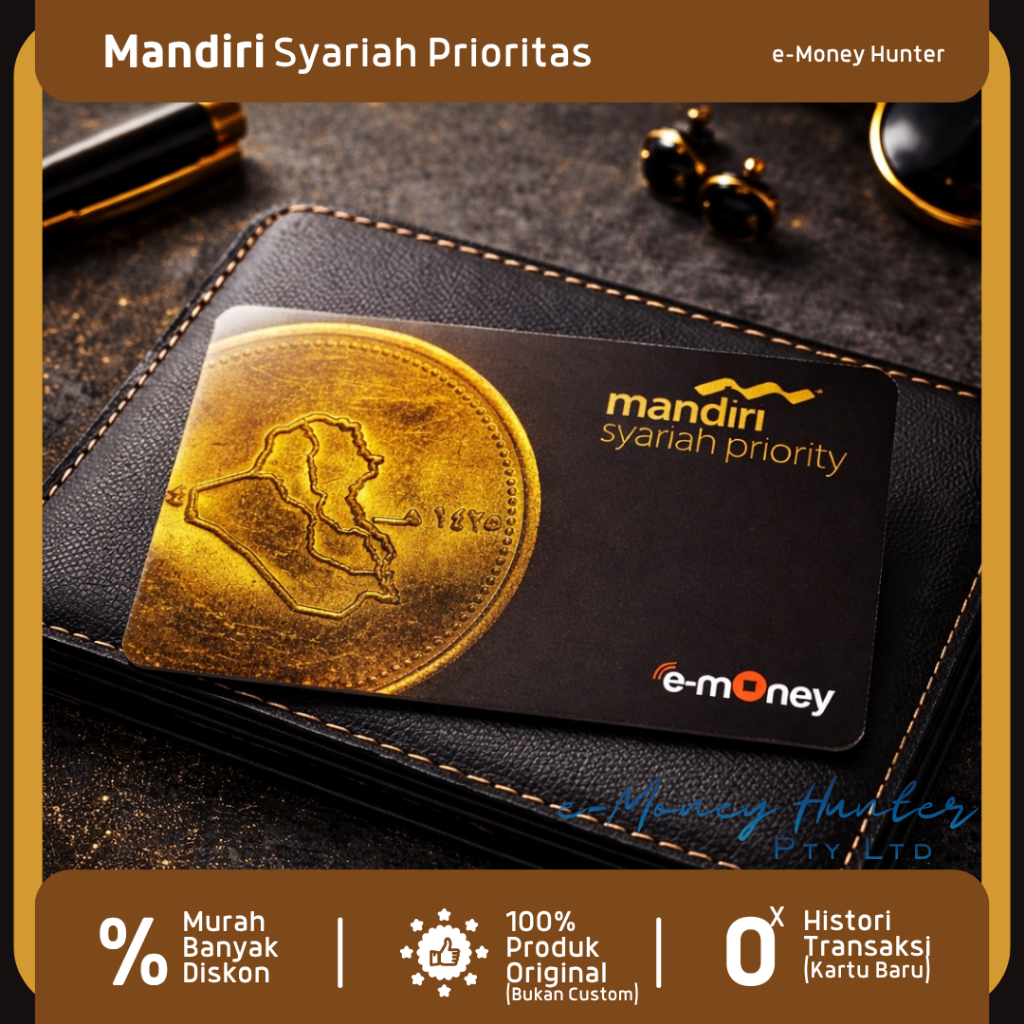 MANDIRI SYARIAH PRIORITAS Limited Edition NFC eMoney eToll Nasabah Mandiri Priority