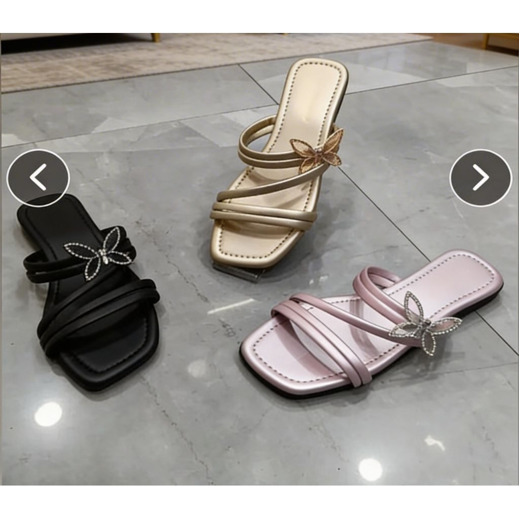 Sandal Wanita FALISHA.ID DF03 dengan Bahan Premium Tebal, Nyaman Dipakai Seharian
