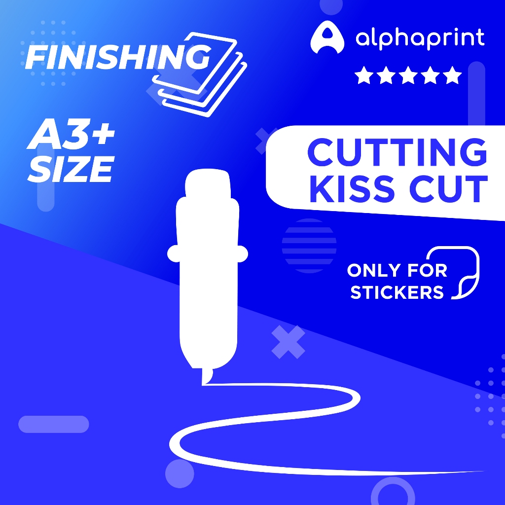 Finishing Cutting Kiss Cut A3+