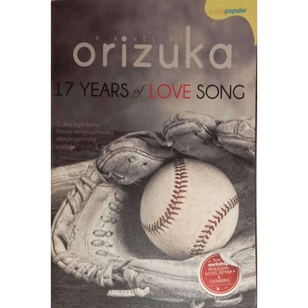 [Prelovved] Novel 17 Years of Love Song by Orizuka