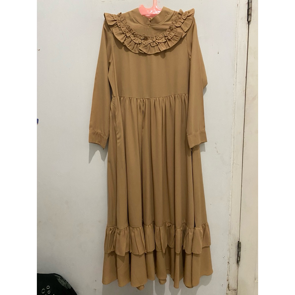 dress gamis mewah fentahouse preloved