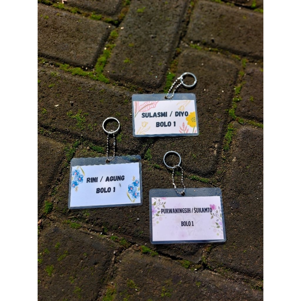 Kartu Nama/Nama Tas Kondangan/ Label Nama Murah