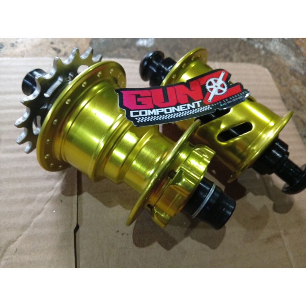 freehub  bmx race 36hole full handmade depan TA20 belakang axle female