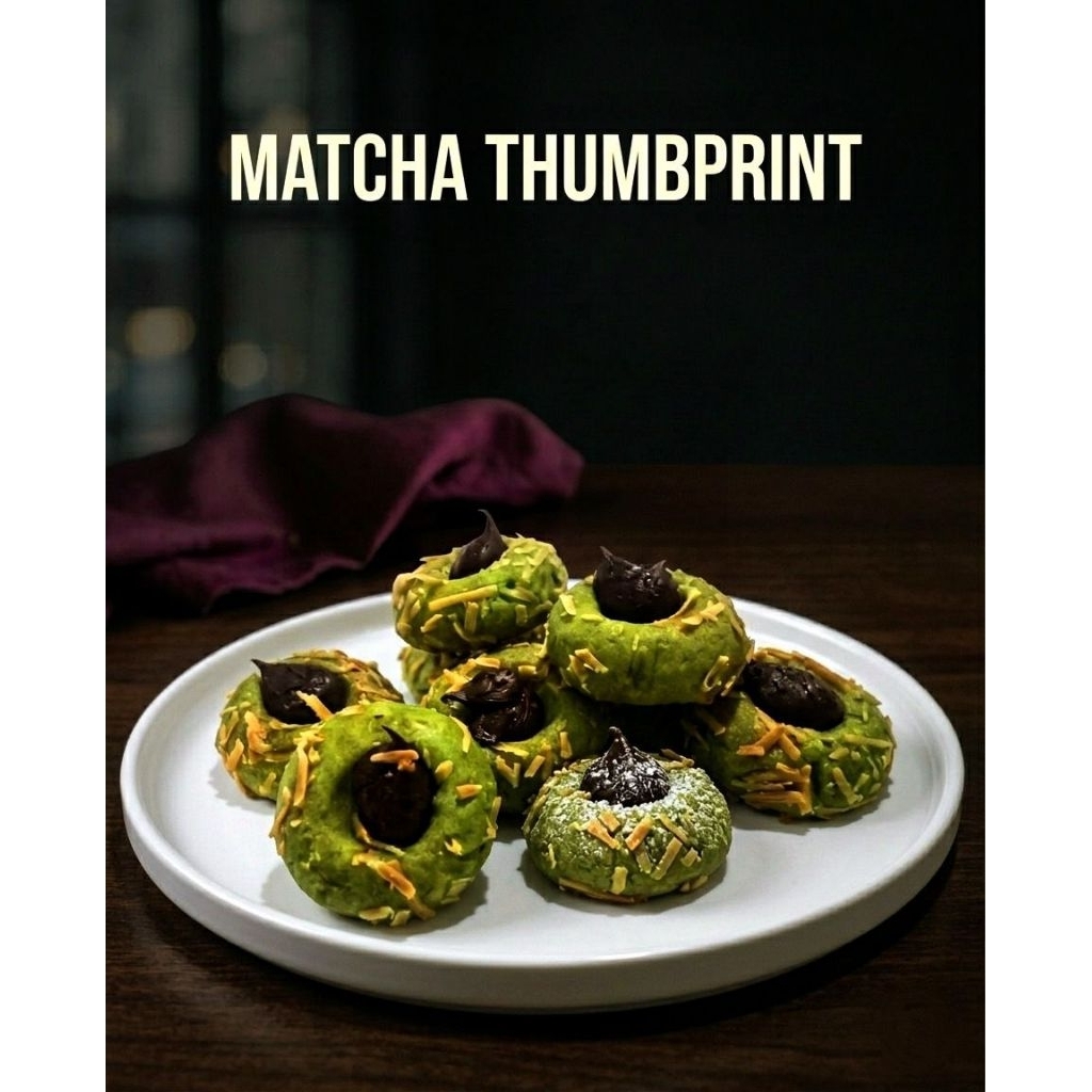 THUMPRINT MATCHA || ADUA BAKERY MAKASSAR