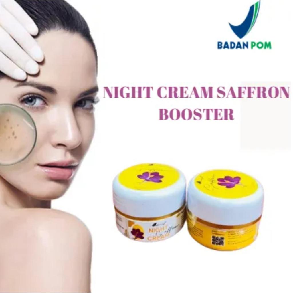 Cream Night Saffron - Cream Day Saffron - 10 gramBPOM Cream Saffron Glowing Booster Termurah Niacina