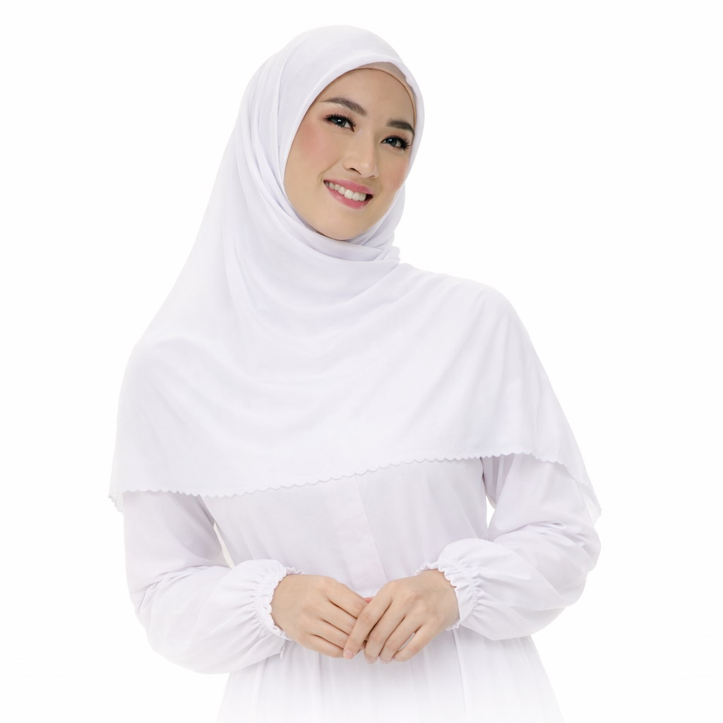 RAFIRA SCARF Voal Premium Laser Cut 130x130cm | Hijab Segi Empat Syari Adem + Exclusive Gold Pin - P
