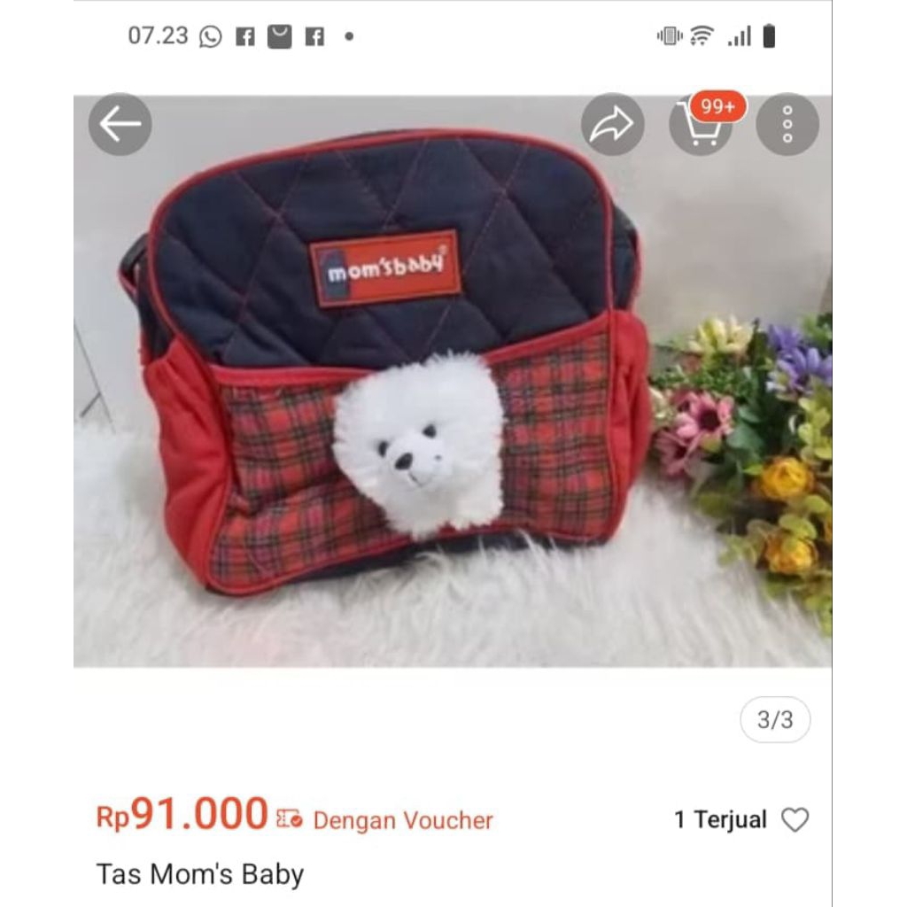 tas moms baby perlengkapan bayi