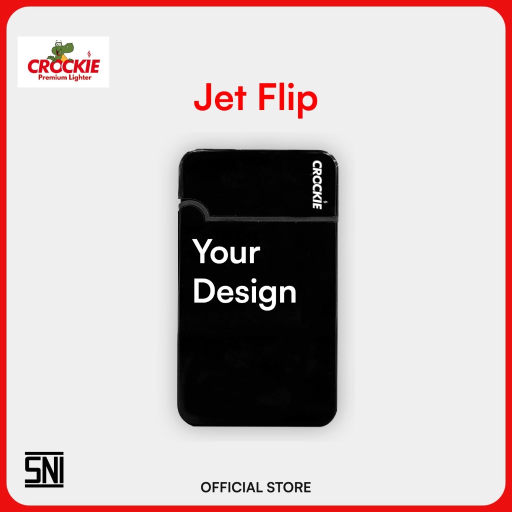 Crockie JetFlip Custom Design Print UV - Promotion Lighter