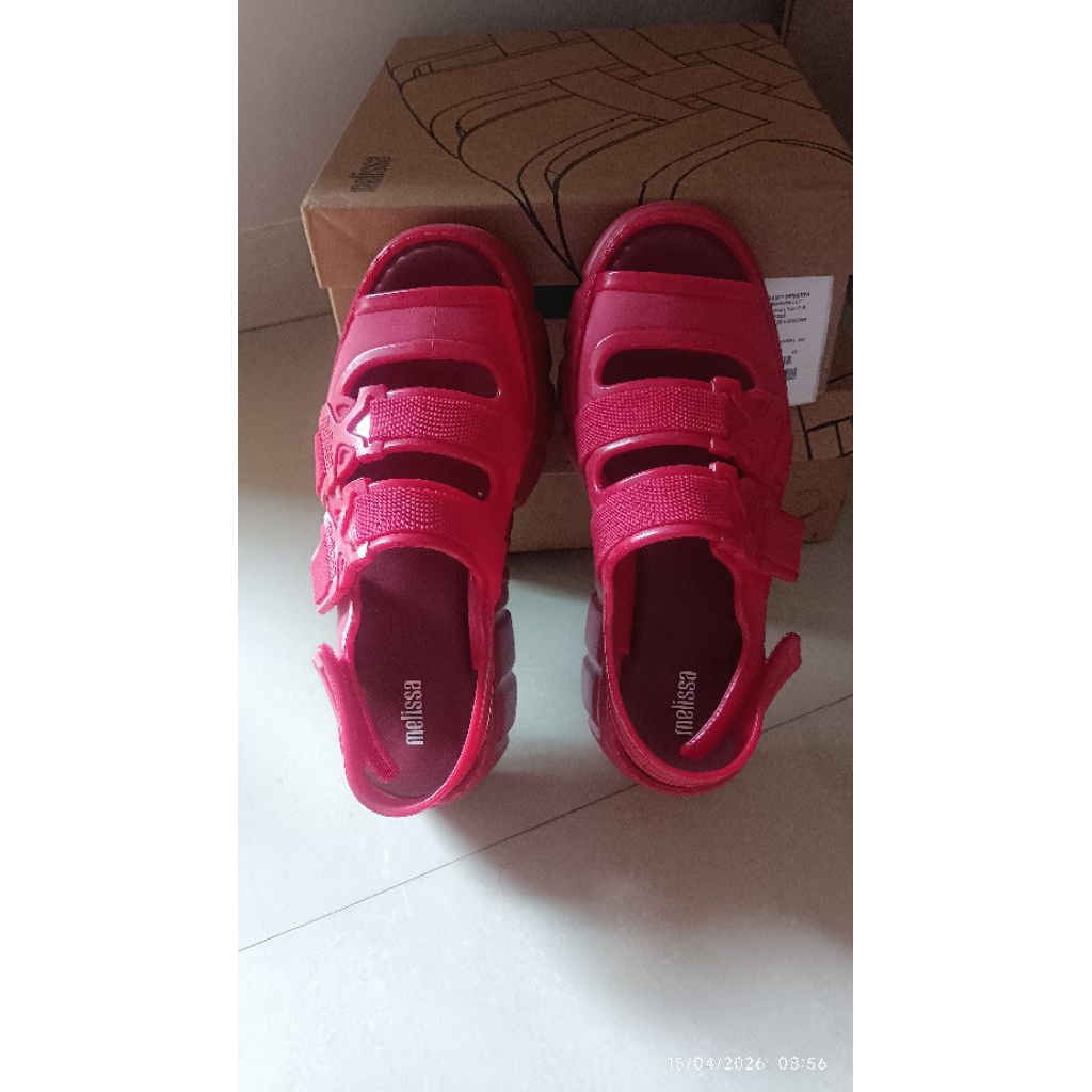 NEW SENDAL MELISSA REBEL MARUN ORIGINAL