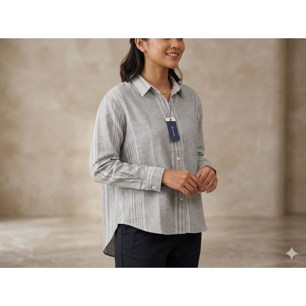 kemeja nevada/kemeja cewek ori/brand matahari/hem cewek/atasan cewek