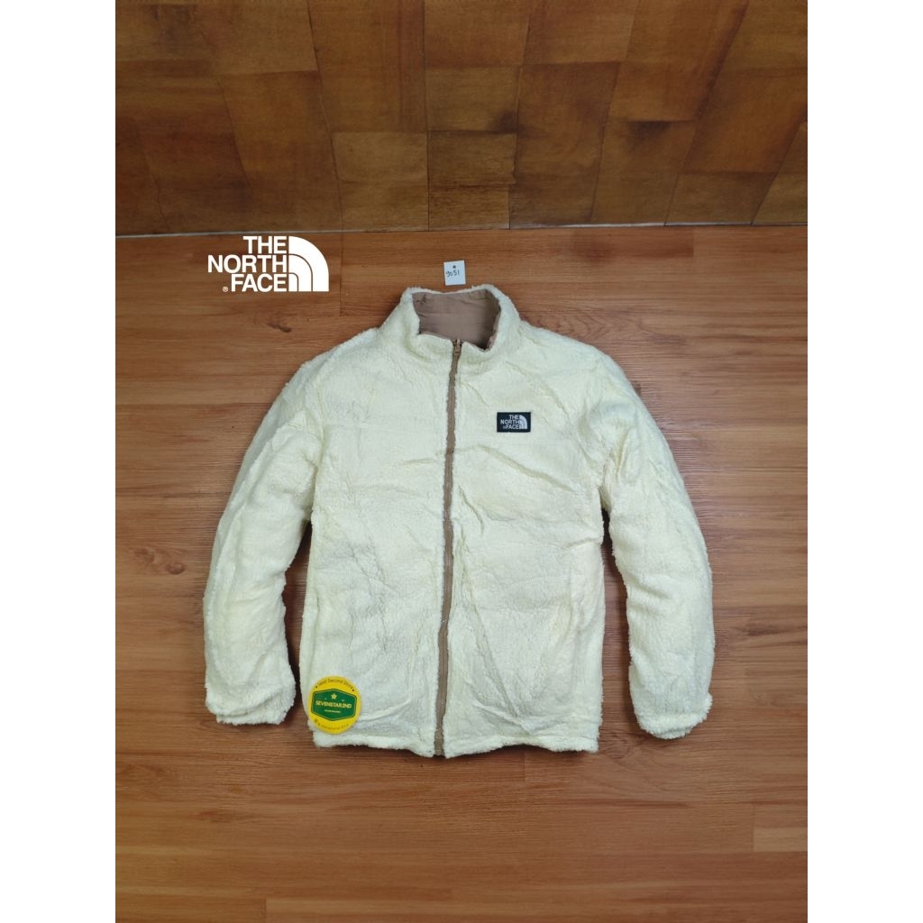 the north face casual puffer padded reversible jacket