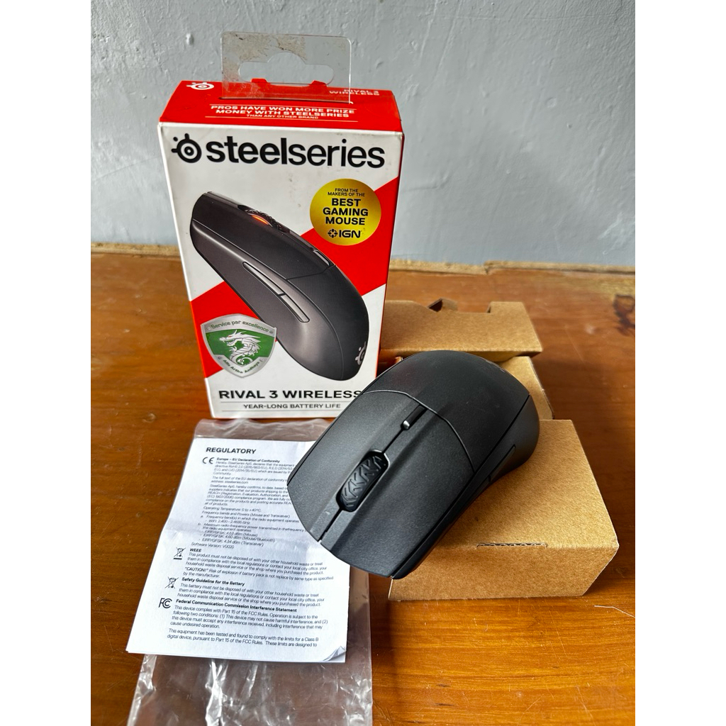 Mouse Steelseries Wireless Rival 3 ORIGINAL