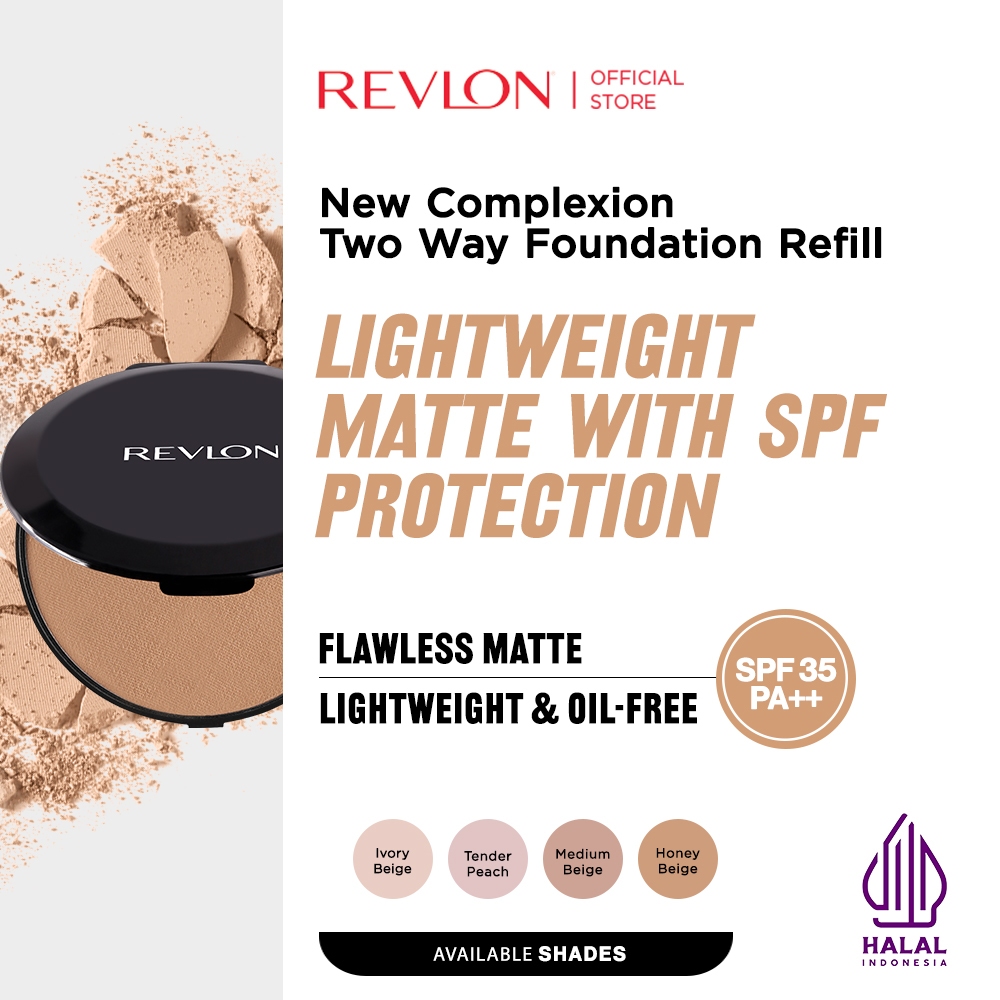 Revlon New Complexion Two Way Foundation - Refill (two way cake tahan lama)