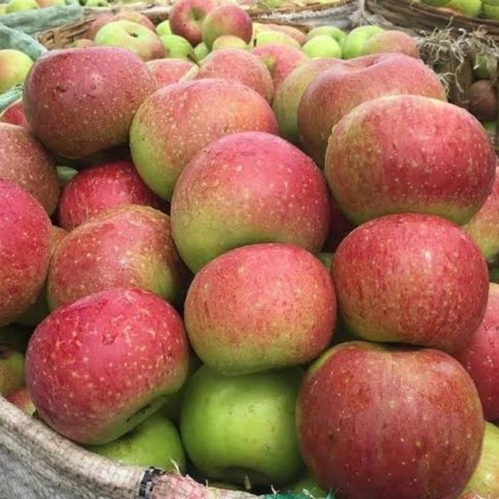 Buah apel hijau malang manis