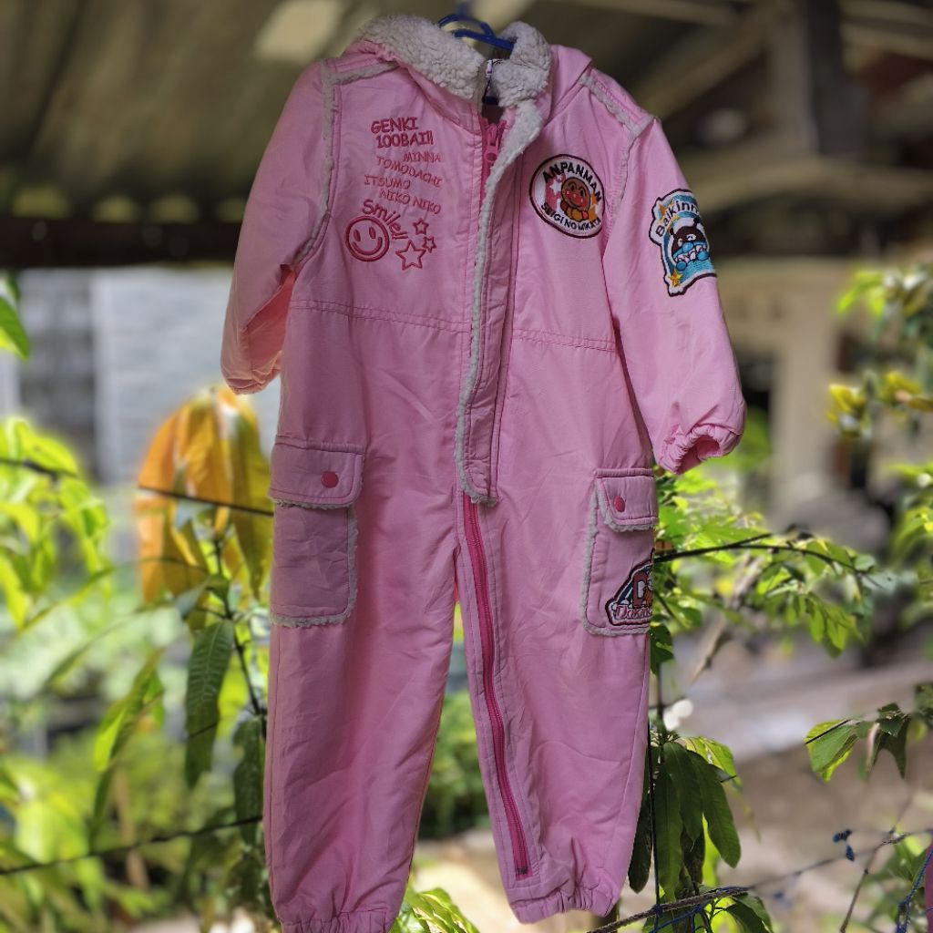 baju hangat anak perempuan Anpanman
