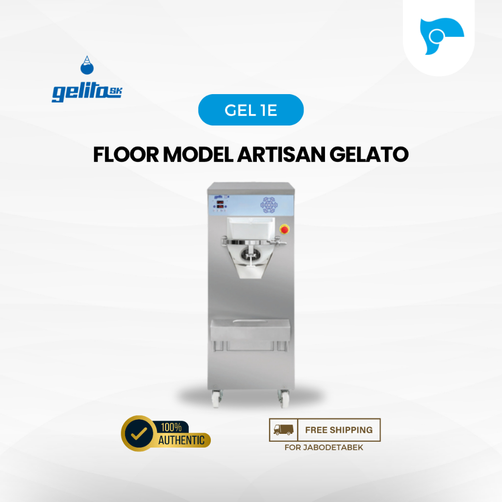 Mesin Gelato GELITA GEL 1E Floor Model Artisan Gelato