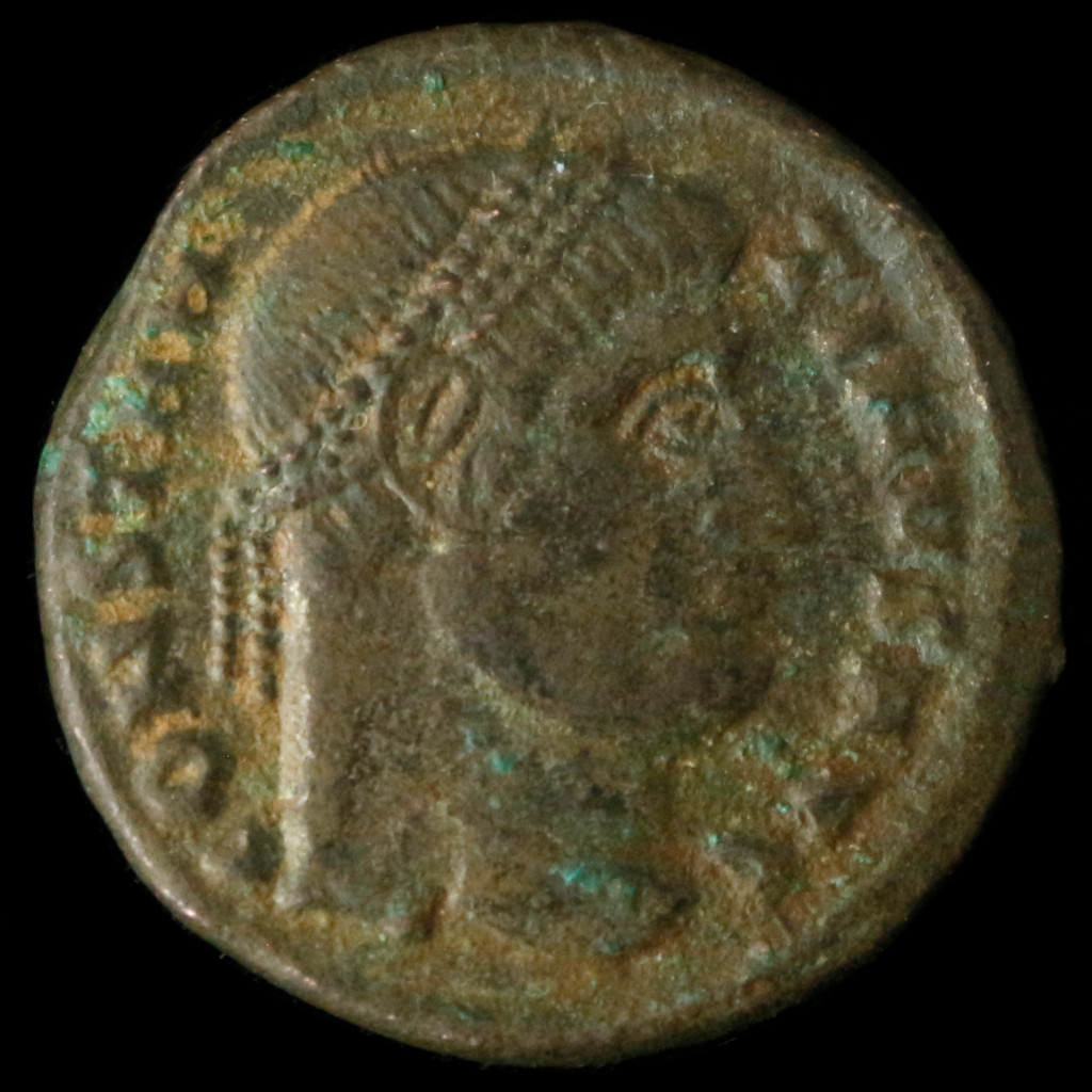 Koin Romawi Kuno Constantine I Bronze Follis Abad ke-4