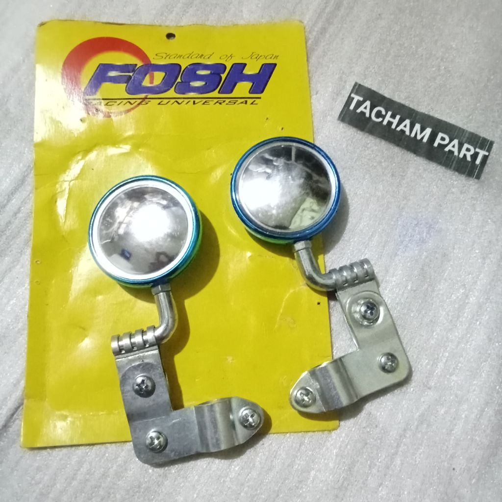 Original FOSH Spion Jalu Variasi Model Bulat Kecil Moto Cross Universal Bisa Untuk Semua Jenis Motor
