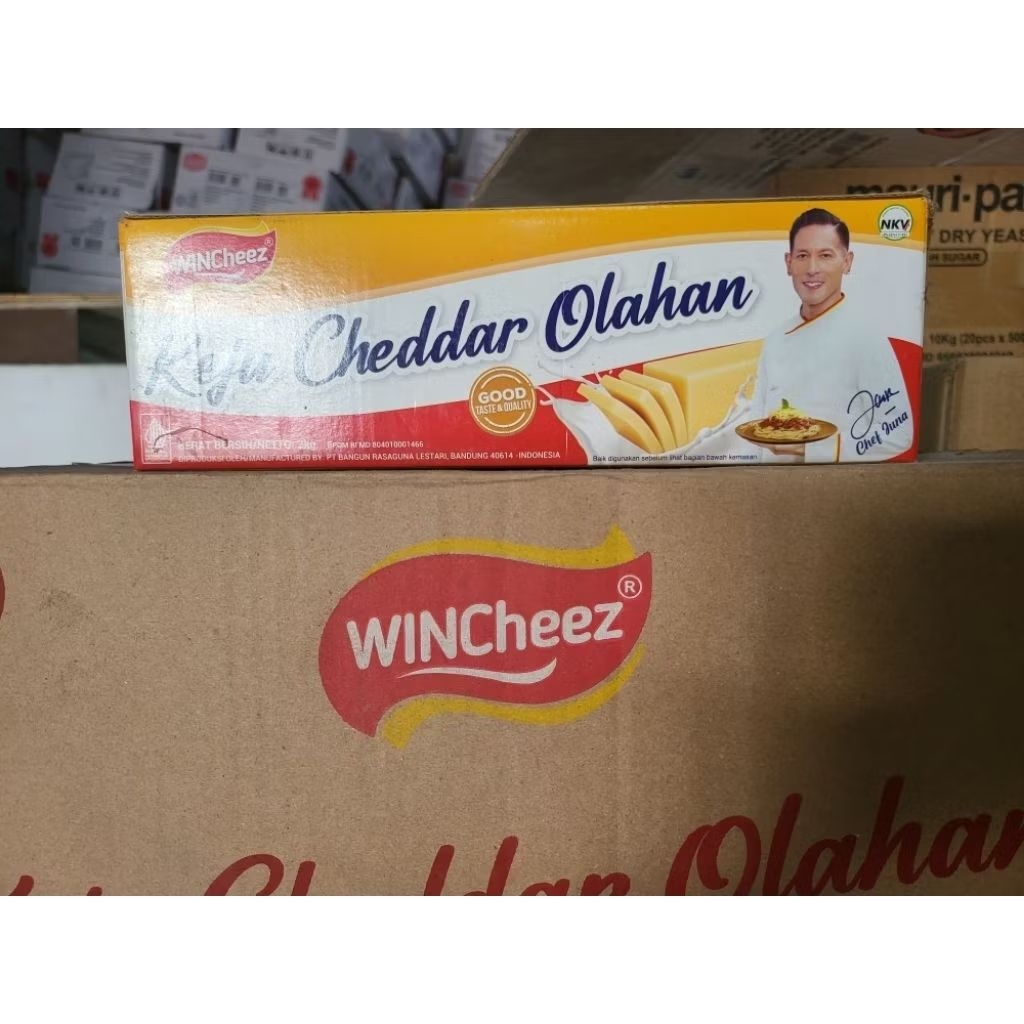 Keju Cheddar Olahan Wincheez 2kg/ Keju Batang
