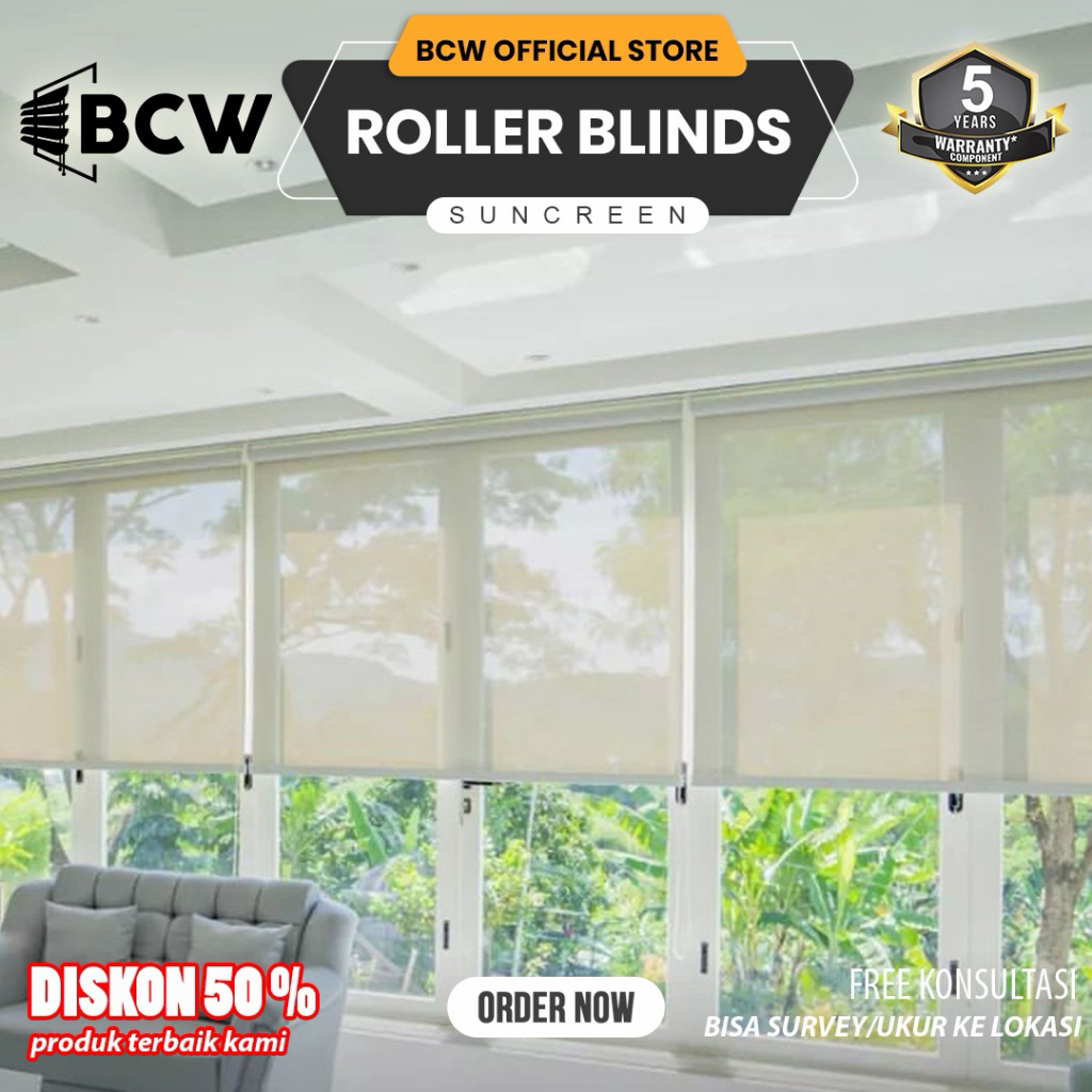 BCW - Roller Blind Indoor sunscreen