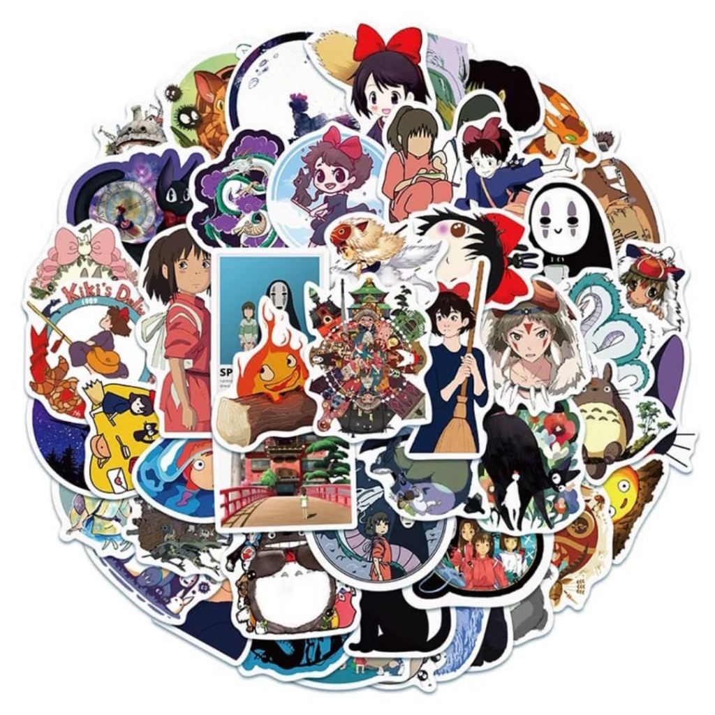 COD STIKER STICKERS STUDIO GHIBLI KUALITAS PREMIUM