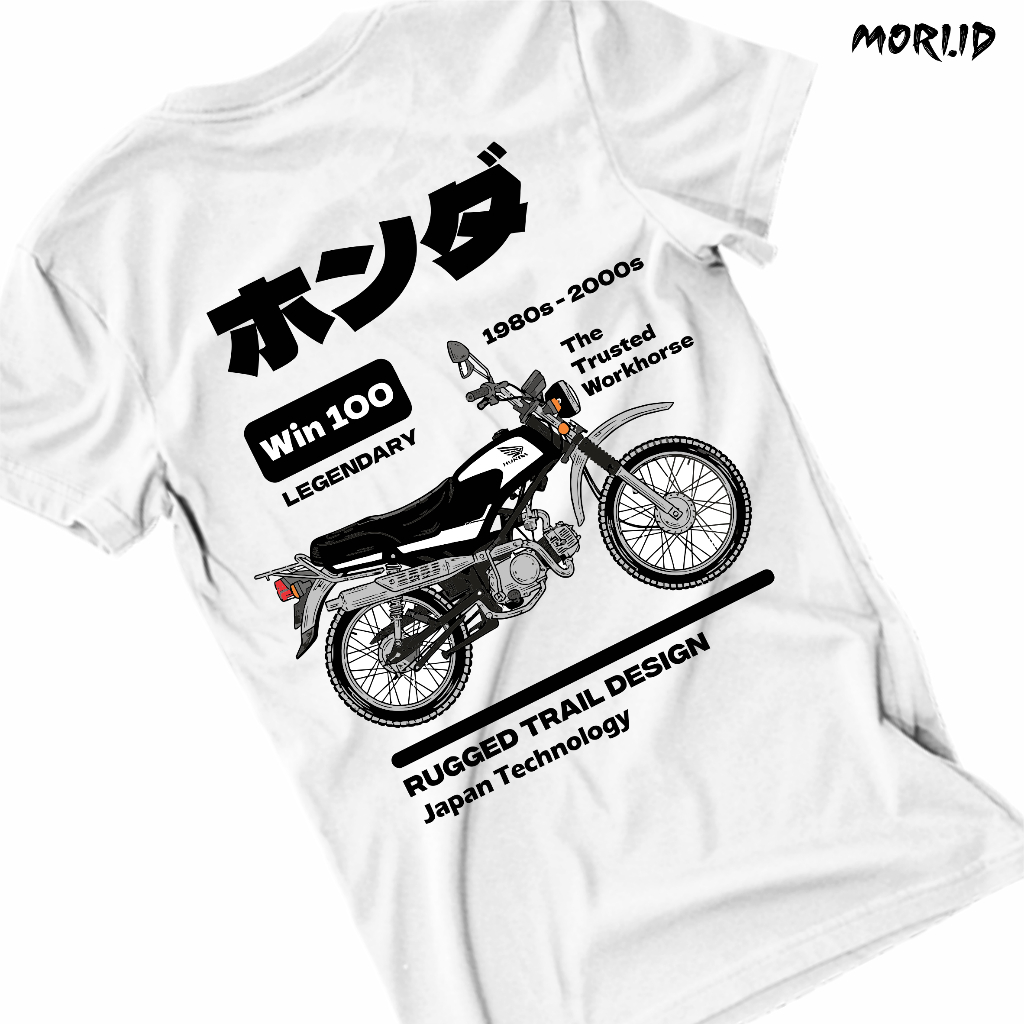 Kaos motor honda win01|baju kaos clasik honda win distro kekinian sablon dtf