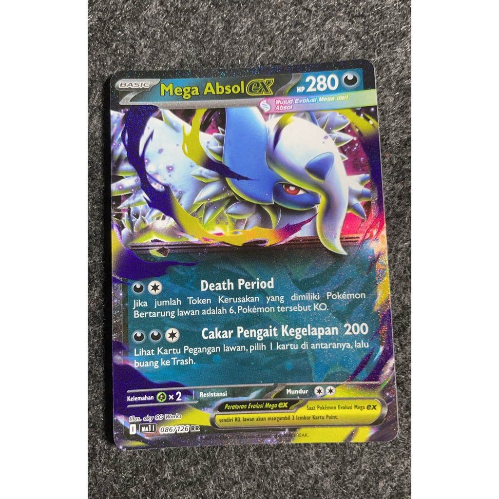 mega absol ex pokemon tcg indo