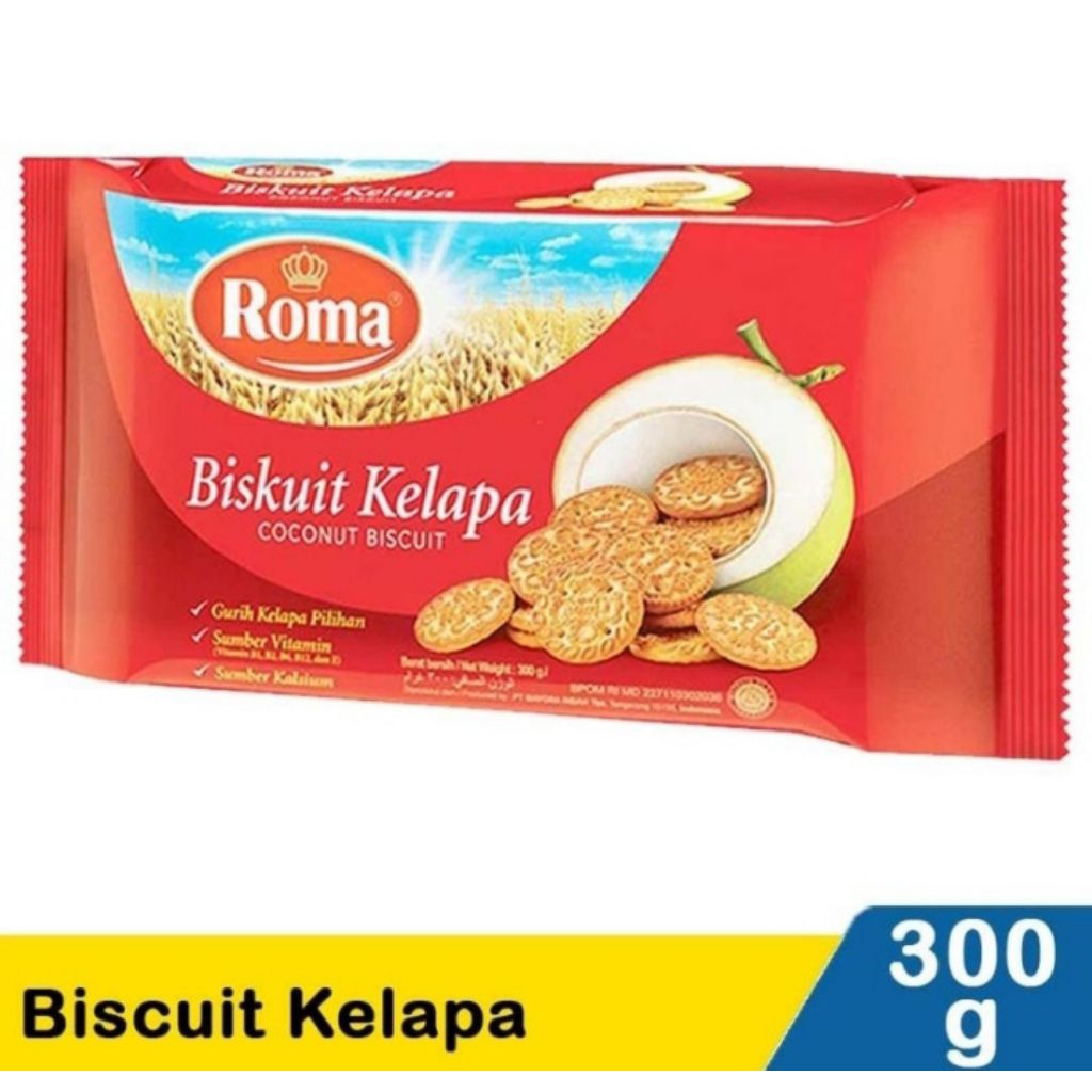 Biskuit roma kelapa 300 gram