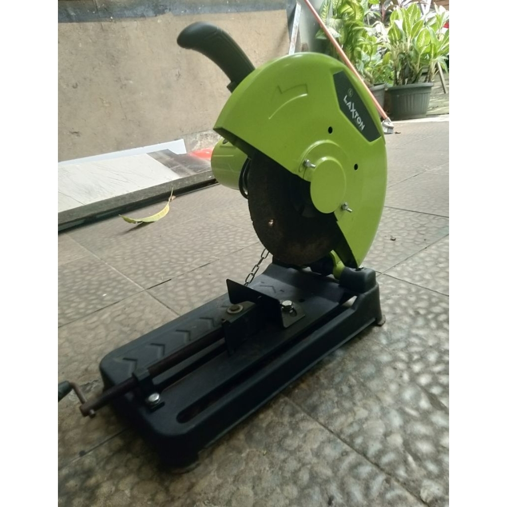 JUAL MESIN PEMOTONG BESI CUT OFF MERK LAXTON ( SECOND )