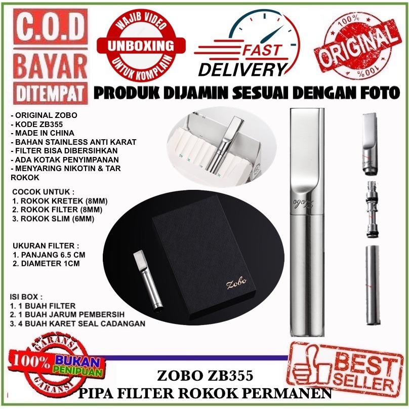 ZOBO ZB355 / ZB-355 / ZB 355 Permanen Semua Ukuran