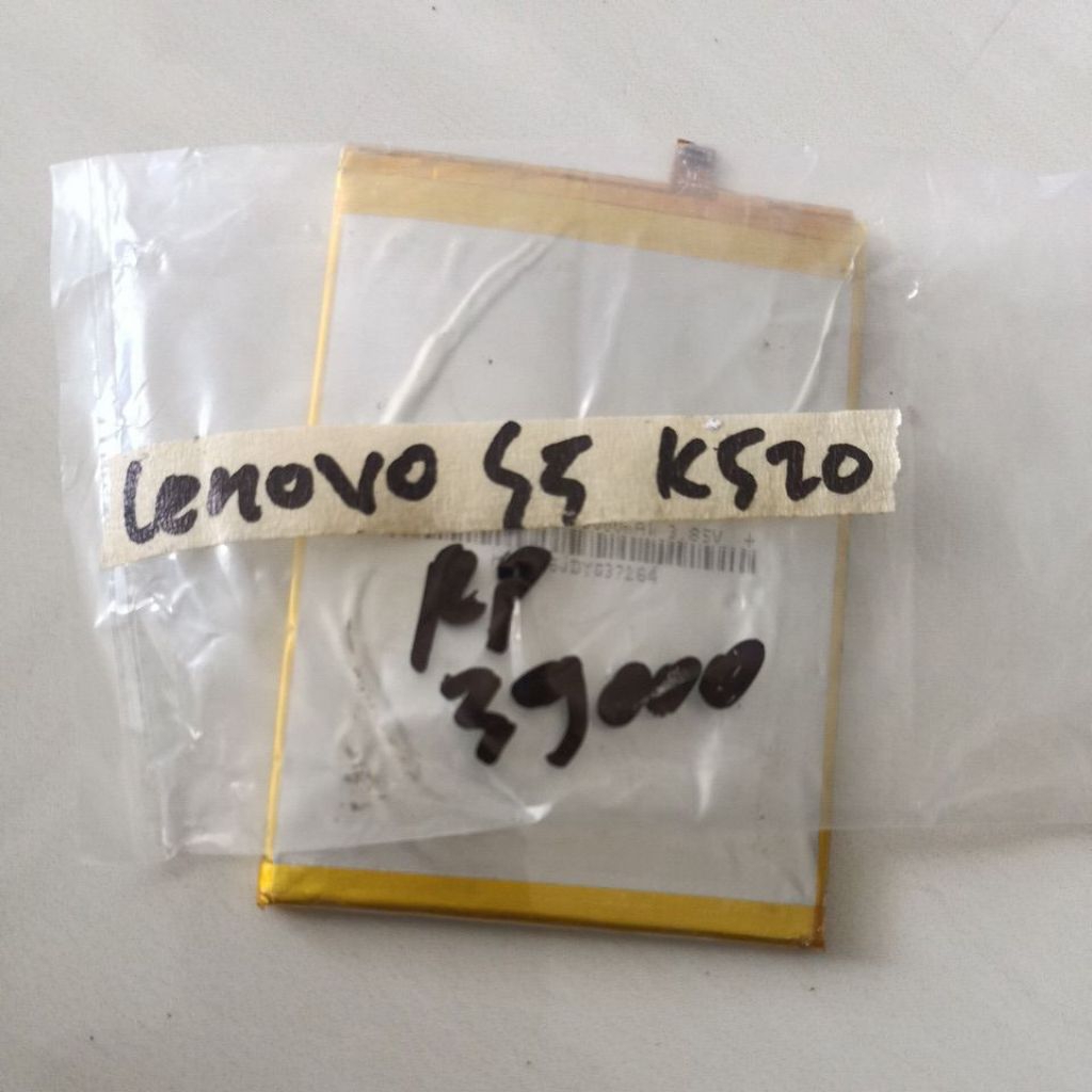 BATRE Hp Lenovo S5 K520 ORIGINAL